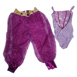 NWOT Chasing Fireflies Girls Purple Princess Genie Halloween Costume Set Small